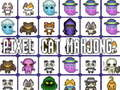 Spel Kat Pixel Mahjong online