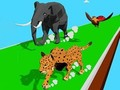 Spel Dieren Transformatie Race 3D online