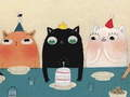 Spel Grappige katten glijden online
