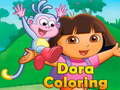 Spel Dora Kleurboek online