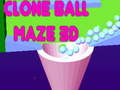 Spel Kloon Bal Doolhof 3D online