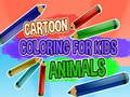 Spel Cartoon Kleurboek voor Kinderen Dieren online