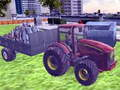 Spel Tractor rijden: Afval verzamelen online