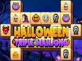 Spel Halloween Drievoud Mahjong online