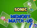 Spel Sonic: Geheugen Match online