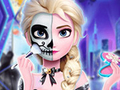 Spel Elsa's Halloween Feest Tattoo online