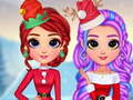 Spel Kerstoutfits voor Regenboogmeisjes online