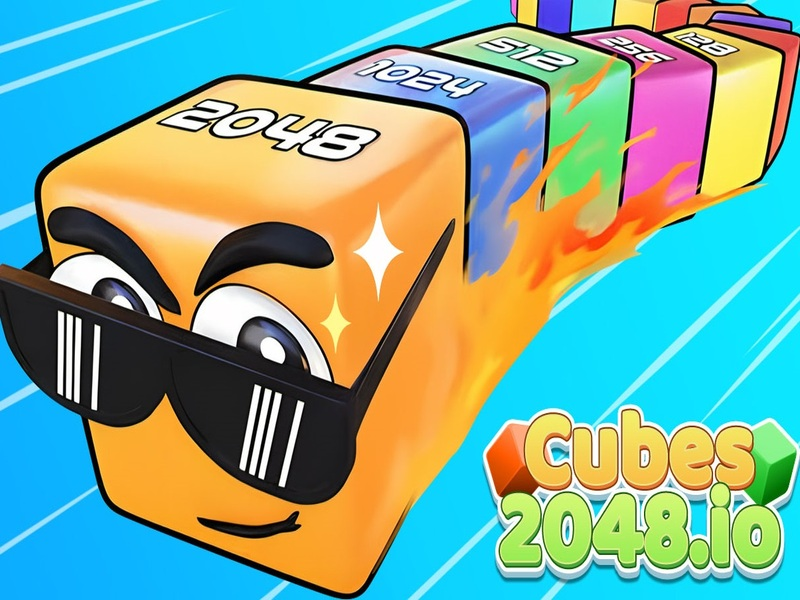 Spel Kubussen 2048. io online