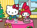 Spel Kerst Diner met Hello Kitty en Vrienden online