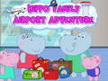 Spel Avontuur van de Hippo Familie op de Luchthaven online