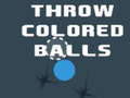 Spel Gooi gekleurde ballen online