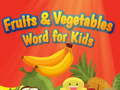 Spel Woorden over Fruit en Groenten voor Kinderen online