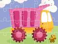Spel Schattige Kindervrachtwagens Puzzel online