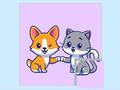 Spel Puzzel met Katten en Honden online