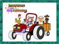 Spel Tractor Kleurplaten online