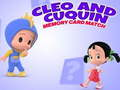Spel Cleo en Cuquin: Geheugenkaartspel online