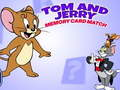 Spel Tom en Jerry: Geheugen Kaartenspel online