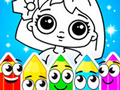 Spel Poppen kleuren online