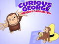 Spel Curious George Geheugenkaartspel online