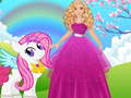Spel Barbie en Pony Kleden online