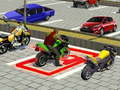 Spel Superhelden Stadsfiets Parkeerspel 3D online