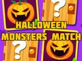Spel Halloween Monsters Match online