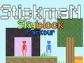Spel Stickman Skyblock Parkour online