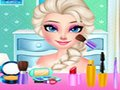 Spel Elsa: Jurk Versieren en Make-up online