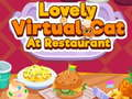 Spel Schattige virtuele kat in het restaurant online