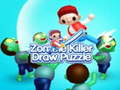 Spel Zombie Killer: Teken Puzzel online