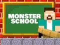 Spel Monster School: Achtbaan & Parkour online