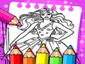 Spel Barbie Kleurboek online