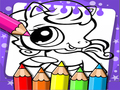 Spel Littlest Pet Shop Kleurboek online