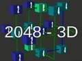 Spel 2048 - 3D online