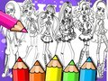 Spel Monster High Kleurboek online
