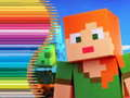 Spel Kleurboek voor Minecraft online