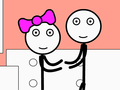 Spel Stickman Ontsnapping - Liefdesverhaal online