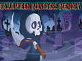 Spel Halloween Monsters Geheugen online