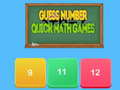 Spel Raad het getal Snelle wiskundespellen online