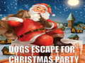 Spel Honden ontsnapping voor kerstfeest online
