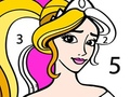 Spel Prinses Kleur Door Nummer online