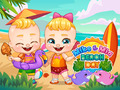 Spel Mike en Mia: Stranddag online
