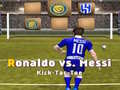 Spel Messi vs Ronaldo Kick Tac Toe online