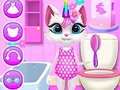 Spel Dagelijkse Zorg voor het Kitten Eenhoorn online