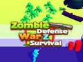 Spel Zombieverdediging: Oorlog Z Overleven online