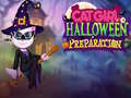 Spel Kat Meisje Halloween Voorbereiding online