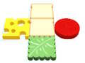 Spel Burger Vouwpuzzel online