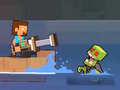 Spel Piraten Blok Craft Monster Shooter online
