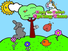 Spel Gemakkelijk te schilderen Lente Tijd online