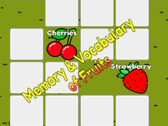Spel Geheugen en vocabulaire van fruit online